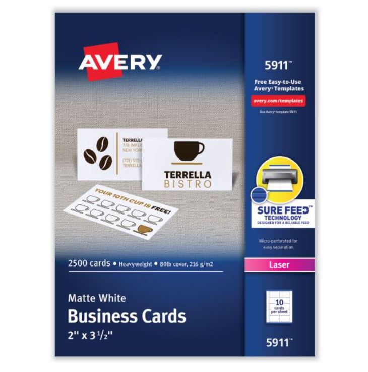 Avery Microperforated Business Cards